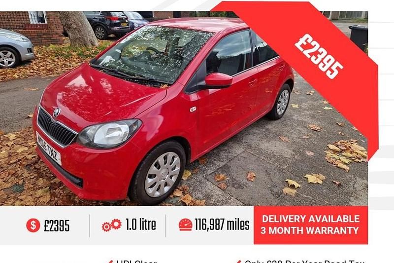 Red Used 2015 Skoda Citigo SE Hatchback | £2,395 (Fair price) - Image 1/1