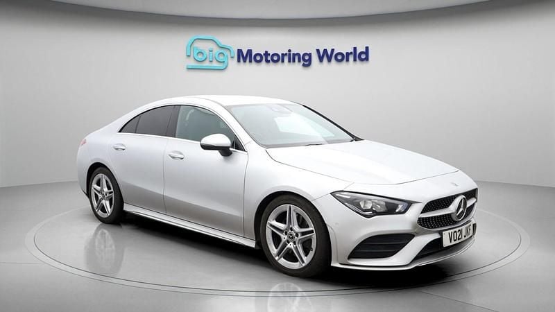 Used Mercedes CLA220 AMG line 190 HP (139 kW) 2021 Silver Sedan
