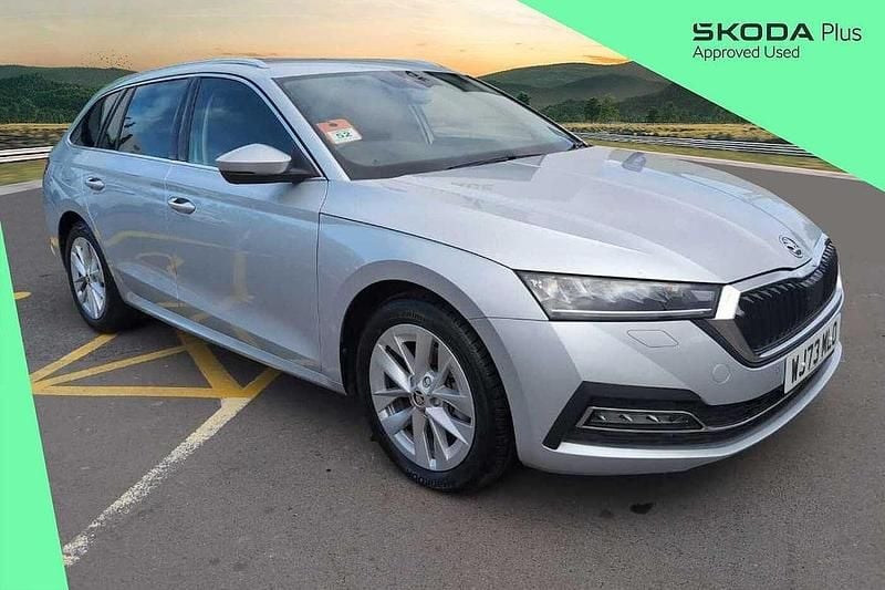 Brilliant silver metallic Used 2023 Skoda Octavia SE L Estate | £22,950 (A bit pricey) - Image 1/4