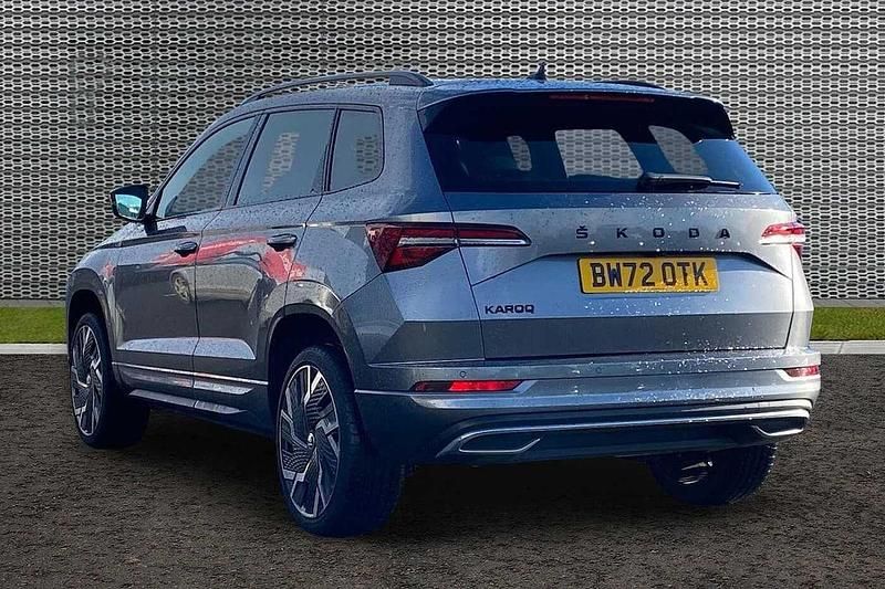 Used Skoda Karoq SportLine 110 HP (80 kW) 2023 Graphite grey metallic SUV