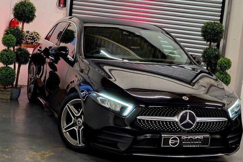 Black Used 2018 Mercedes A200 AMG line Hatchback | £13,175 (Fair price) - Image 1/4