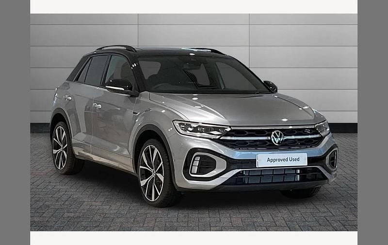 Silver New 2025 VW T-Roc Black Edition SUV | £36,200 (Good price) - Image 1/3