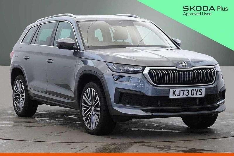 Graphite grey metallic Used 2024 Skoda Kodiaq LAURIN & KLEMENT SUV | £36,000 (Fair price) - Image 1/4