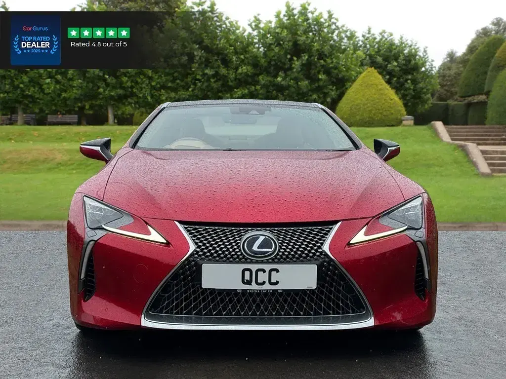 Begagnad Lexus LC 500 Sport Line 2018 Röd Sportkupé