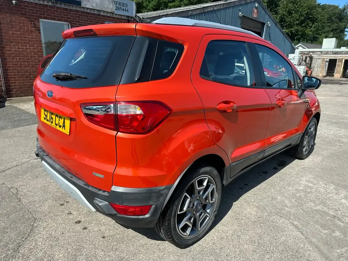 Used Ford Ecosport Titanium 2016 Red SUV