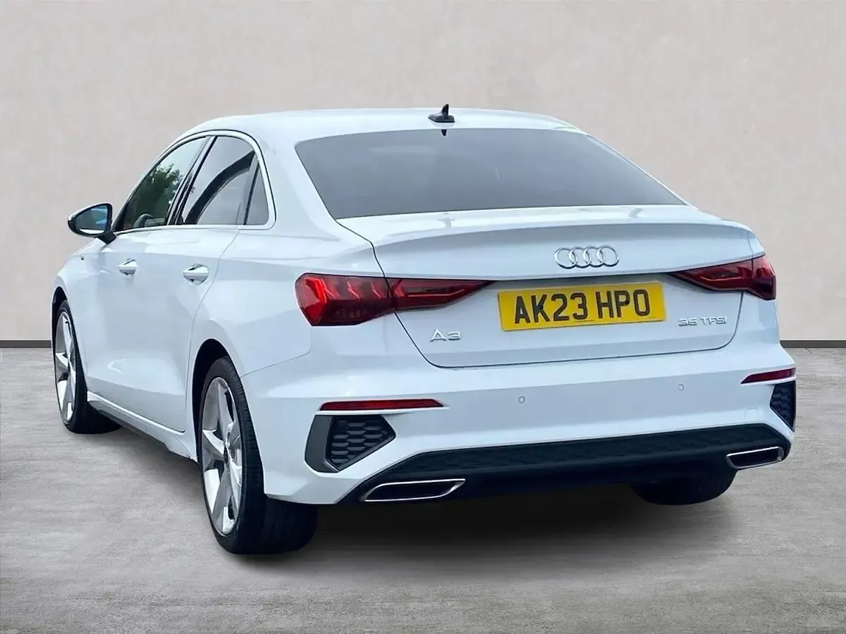 Used Audi A3 S-Line 150 HP (110 kW) 2023 White Sedan