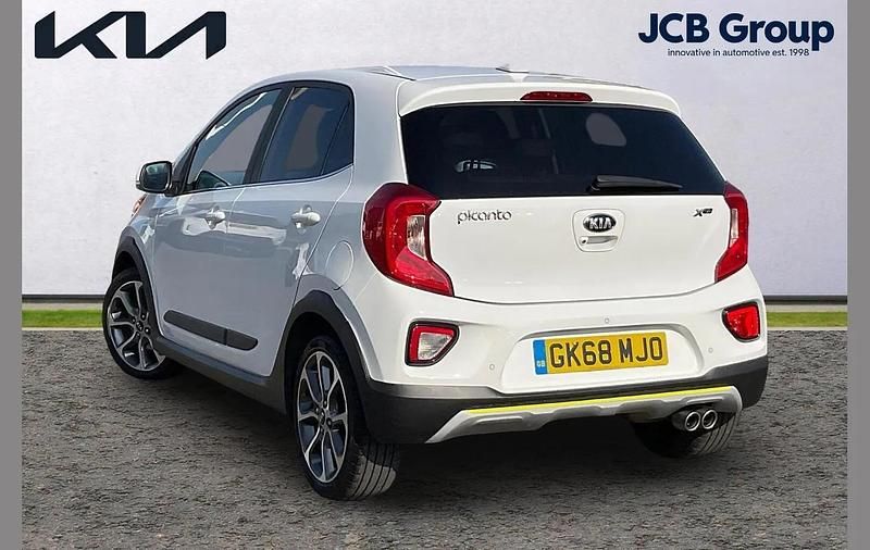Used Kia Picanto X-Line 83 HP (61 kW) 2018 White Hatchback