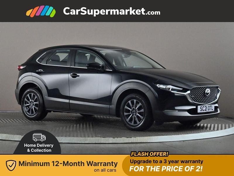 Black Used 2021 Mazda CX-30 SUV | £13,197 (Fair price) - Image 1/3