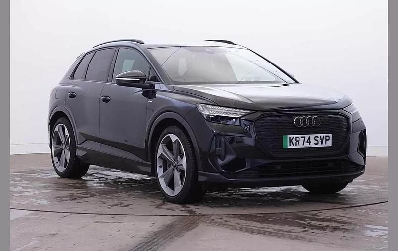 Black Used 2024 Audi Q4 e-tron Black Edition SUV | £37,995 (Fair price) - Image 1/4