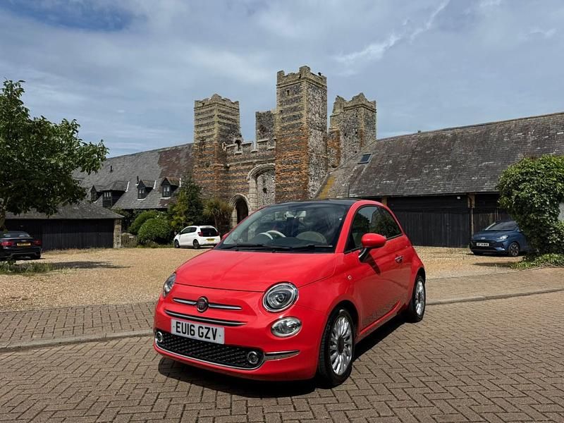 Pink Used 2016 Fiat 500 Lounge Hatchback | £4,995 (Fair price) - Image 1/4