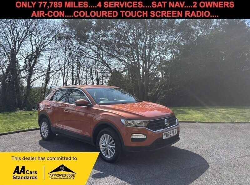 Orange Used 2019 VW T-Roc S SUV | £10,995 (Fair price) - Image 1/3