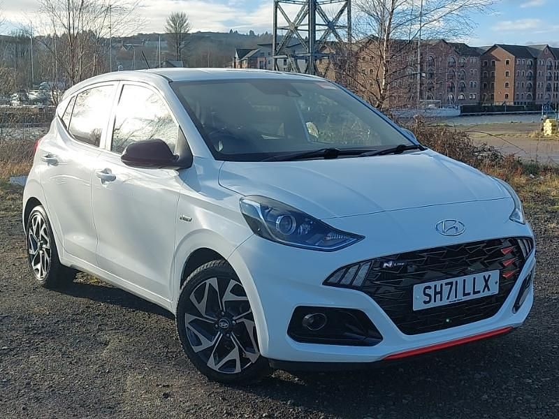 Used Hyundai i10 N Line 100 HP (73 kW) 2021 White Hatchback