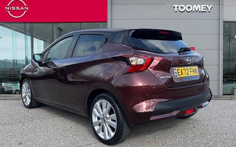 Used Nissan Micra Tekna 92 HP (67 kW) 2022 Red Hatchback