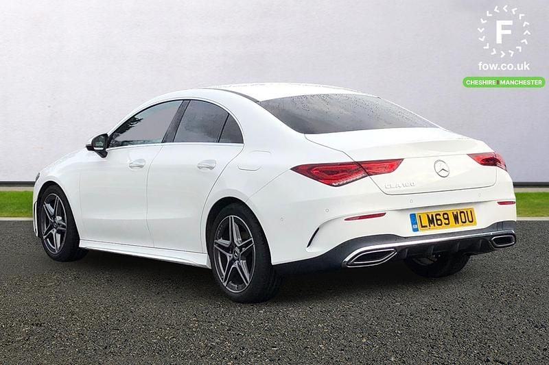 Used Mercedes CLA180 AMG Line Premium 136 HP (100 kW) 2020 White Sedan