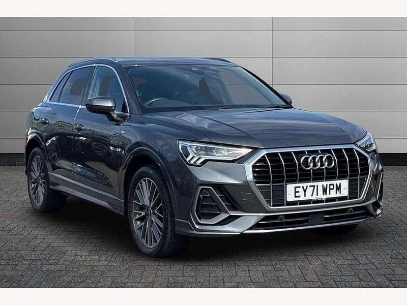 Grey Used 2021 Audi Q3 S-Line SUV | £27,750 (Fair price) - Image 1/4