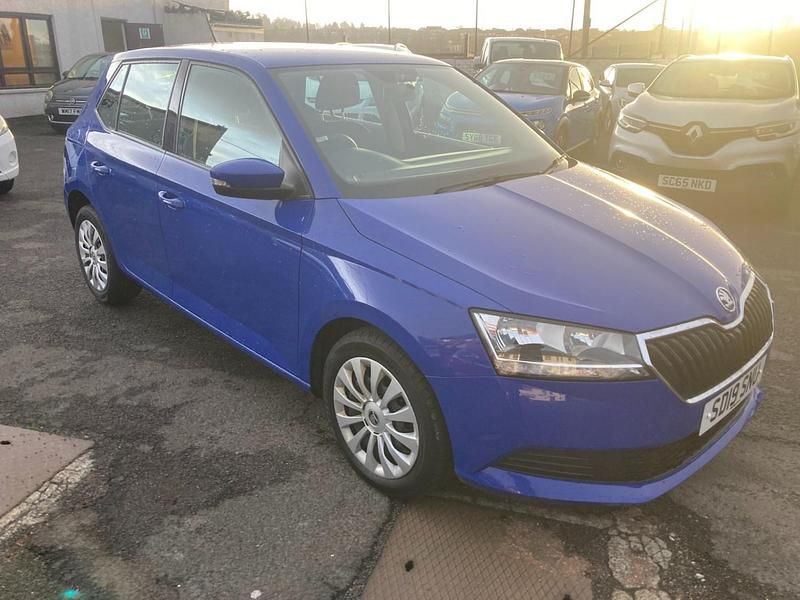 Used Skoda Fabia 75 HP (55 kW) 2019 Blue Hatchback