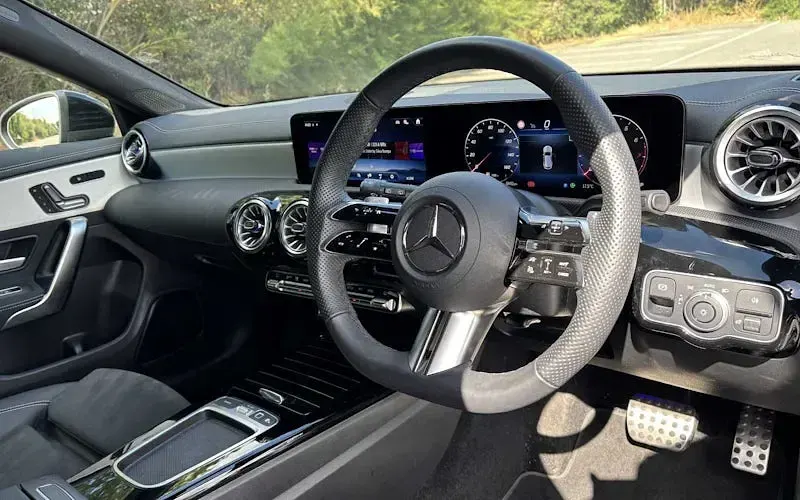 Used Mercedes CLA200 AMG line 163 HP (119 kW) 2025 Black Estate