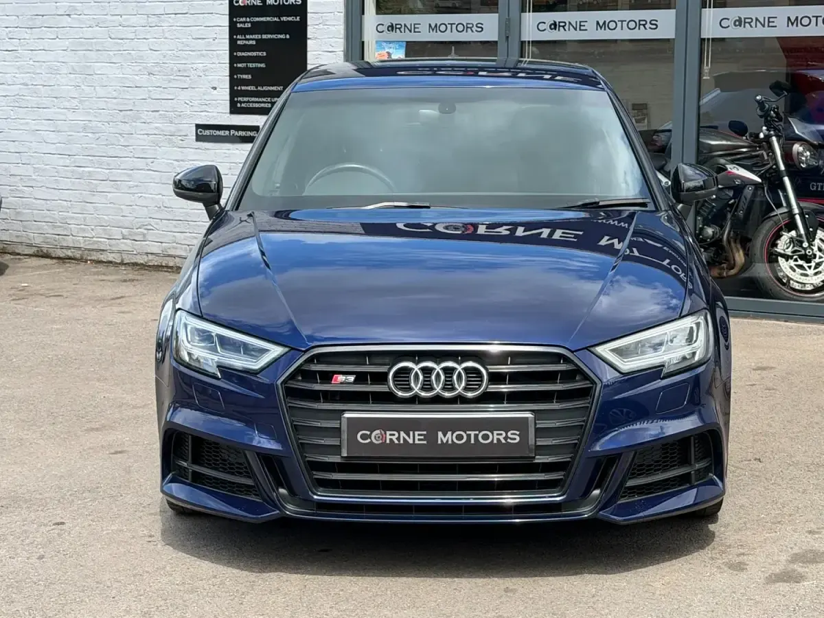 Used Audi S3 Sportback Black Edition 300 HP (220 kW) 2019 Blue Hatchback