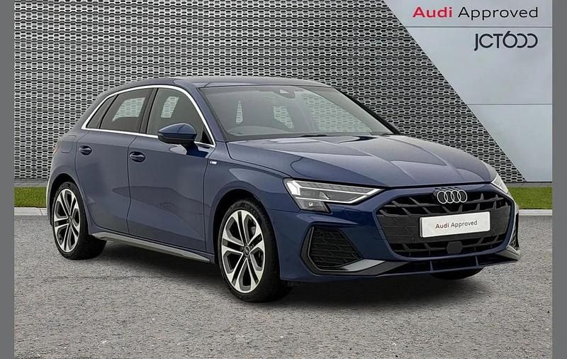 Used Audi A3 S-Line 147 HP (108 kW) 2025 Blue Hatchback