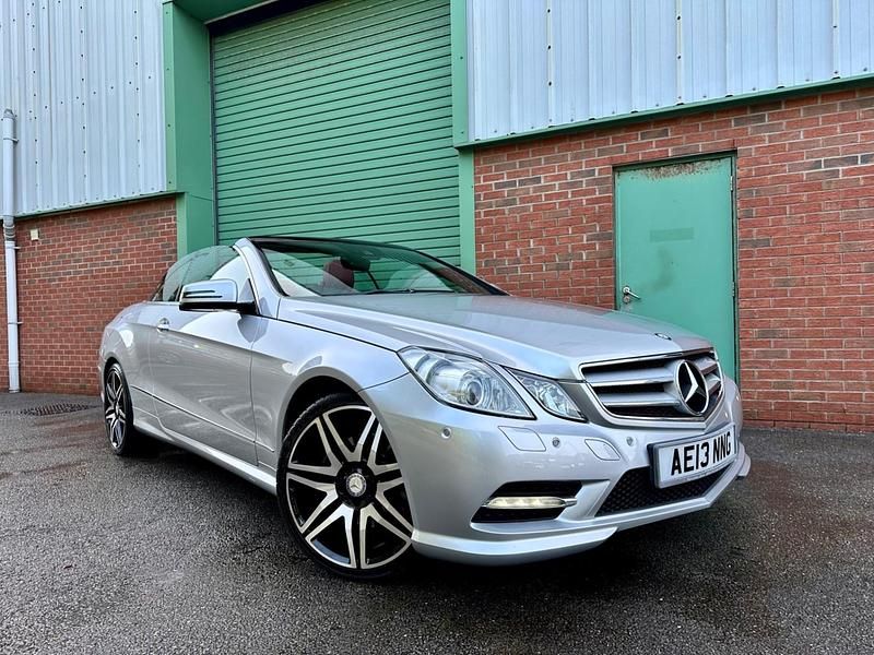 Used Mercedes E250 2013 Silver Cabriolet