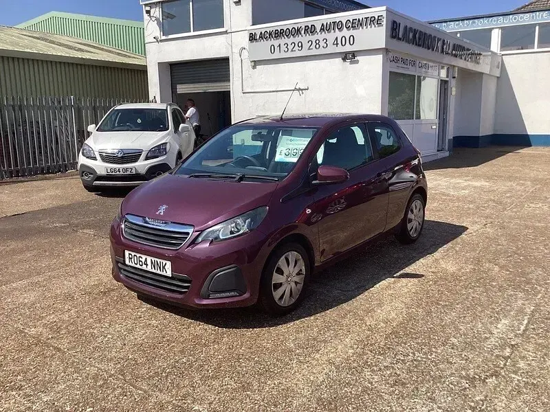 Used Peugeot 108 Active 68 HP (50 kW) 2014 Purple Hatchback
