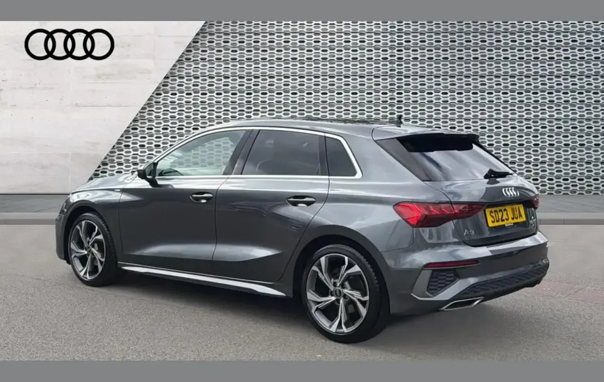 Used Audi A3 S-Line 110 HP (80 kW) 2023 Grey Sedan