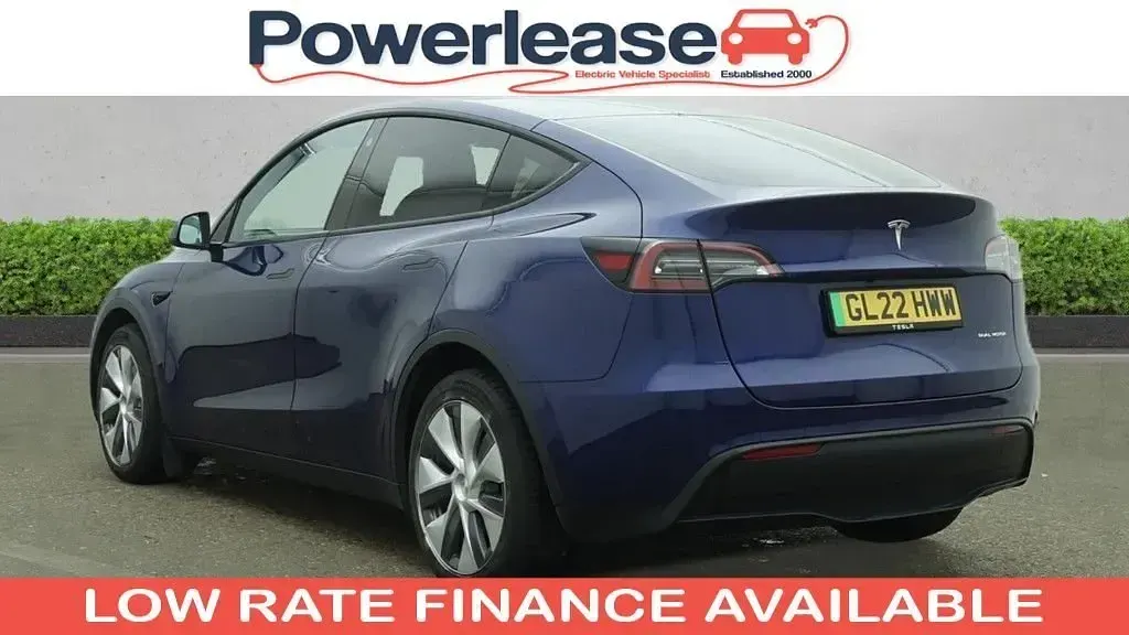 Used Tesla Model Y Long Range AWD 378 kW (514 HP) 2022 Blue SUV