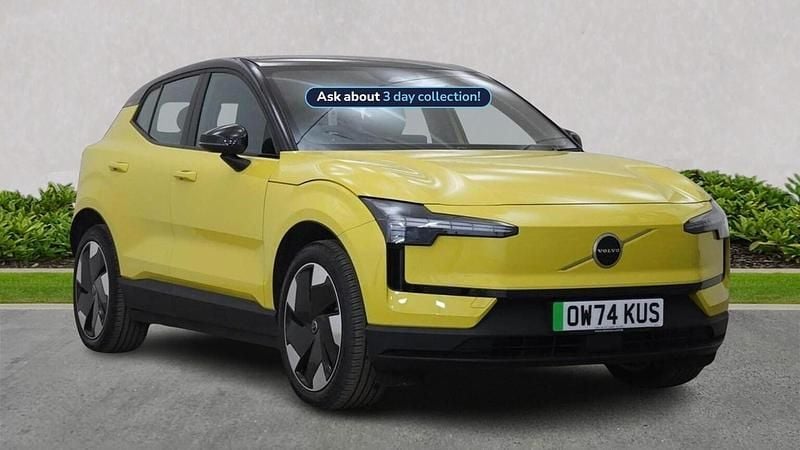 Yellow New 2024 Volvo EX30 Performance SUV | £29,899 (Good price) - Image 1/4