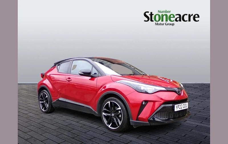 Red/black Used 2022 Toyota C-HR Sport SUV | £19,495 (Good price) - Image 1/4