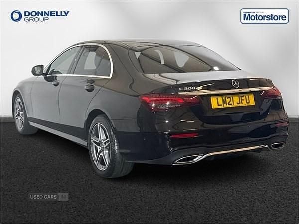 Used Mercedes E300 AMG line 2021 Black Sedan