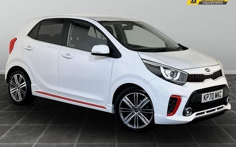 White Used 2020 Kia Picanto GT-Line Hatchback | £10,895 (Fair price) - Image 1/2