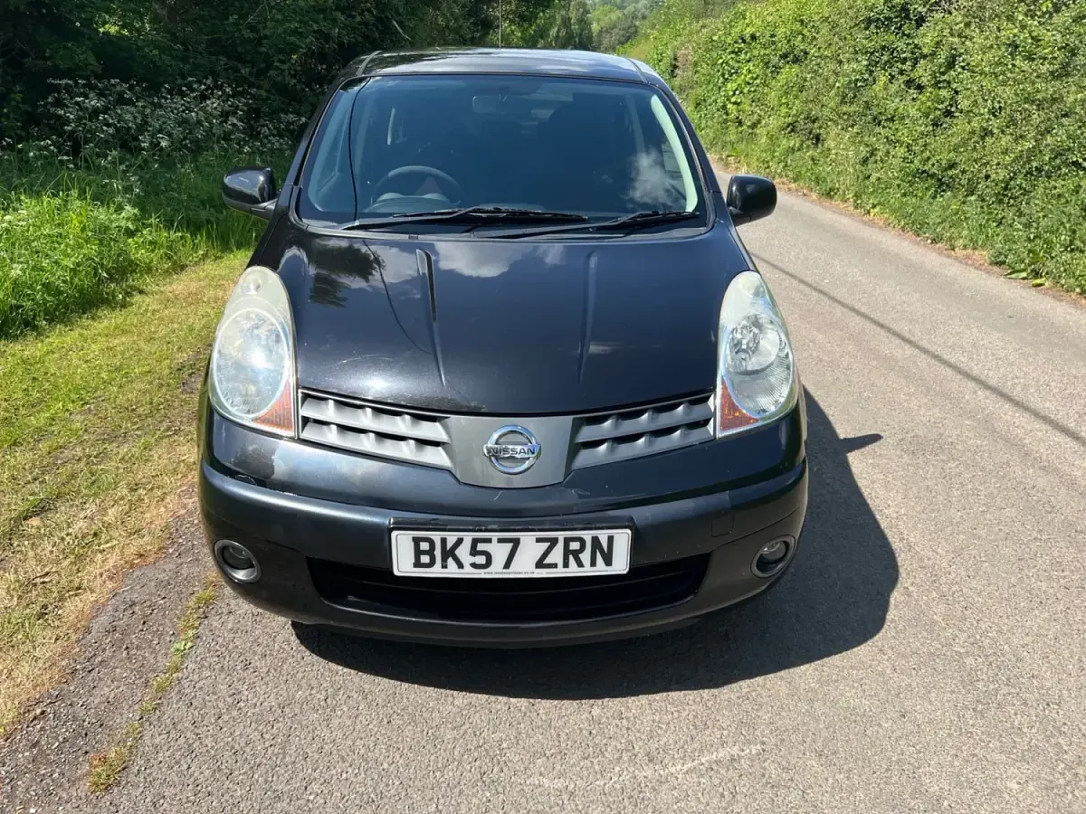 Używany Nissan Note Acenta 88 KM (64 kW) 2007 Czarny Minivan