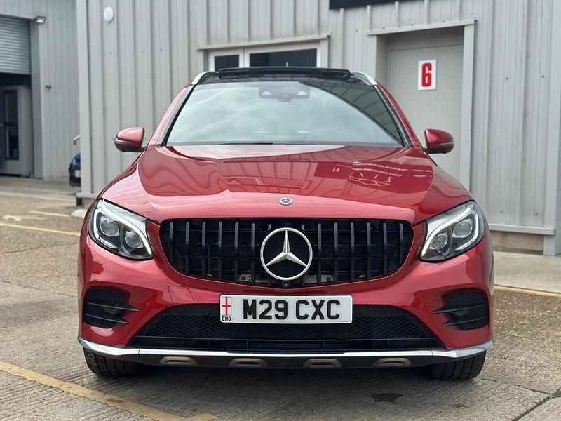 Used Mercedes GLC250 AMG line 204 HP (150 kW) 2017 Red SUV