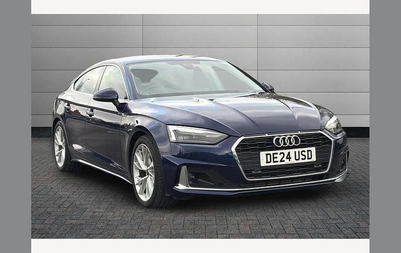 Used Audi A5 Sportback Sport 150 HP (110 kW) 2024 Blue Hatchback