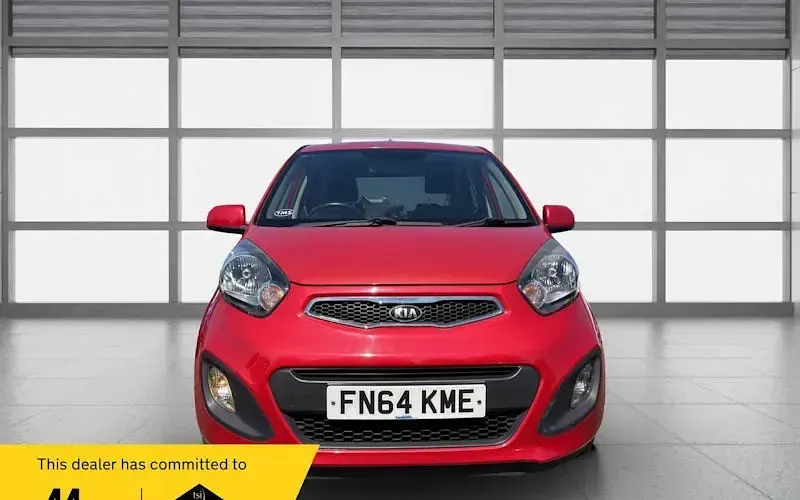 Used Kia Picanto 69 HP (50 kW) 2014 Red Hatchback