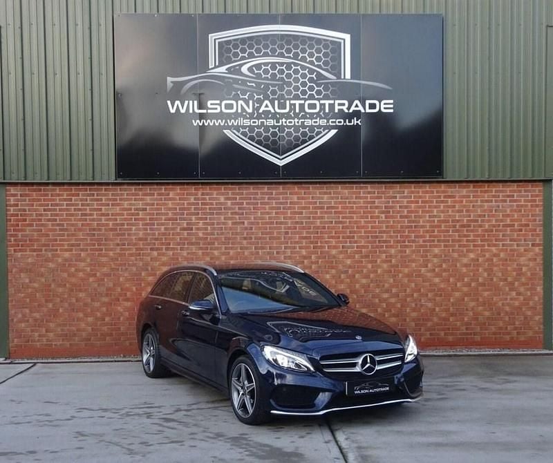 Used Mercedes C200 AMG Line Premium 2018 Blue Estate