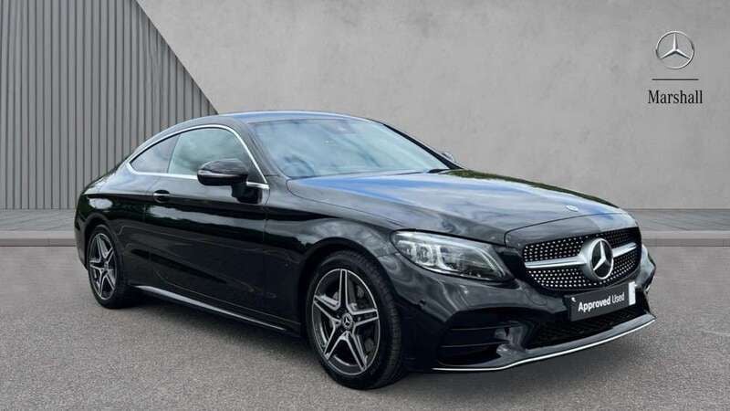Black Used 2022 Mercedes C200 AMG line Coupe | £25,388 (A bit pricey) - Image 1/4