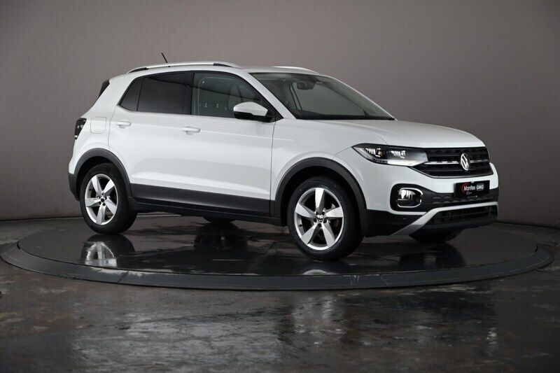 White Used 2021 VW T-Cross SEL SUV | £16,500 (Good price) - Image 1/4