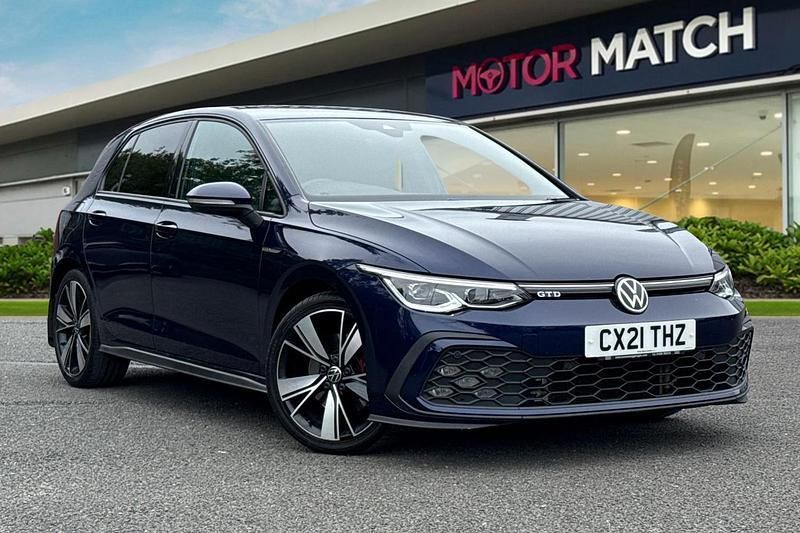 Blue Used 2021 VW Golf VIII GTD Hatchback | £20,436 (Fair price) - Image 1/4