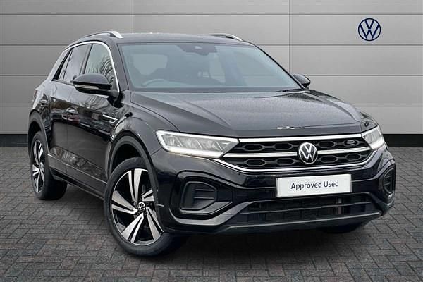 Black Used 2024 VW T-Roc R-line SUV | £23,649 (Fair price) - Image 1/4