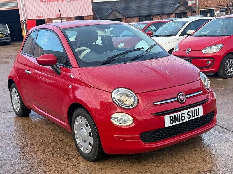 Red Used 2016 Fiat 500 Hatchback | £5,650 (Super price) - Image 1/4