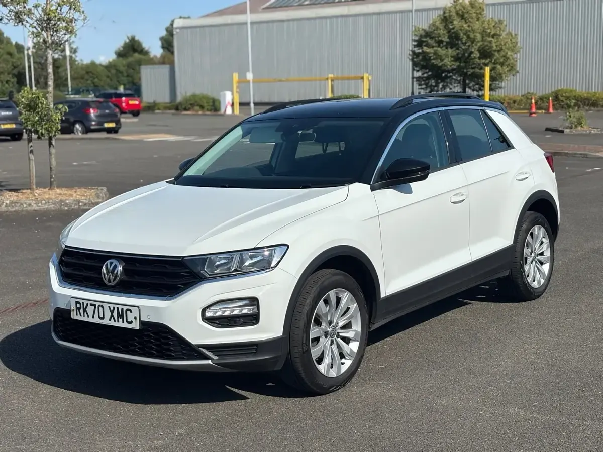 Used VW T-Roc SE 147 HP (108 kW) 2020 White SUV