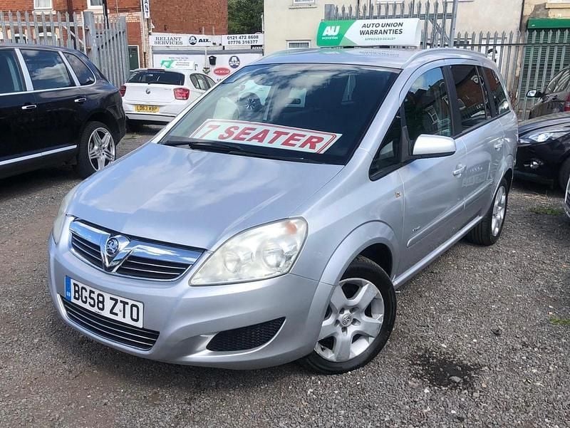Silver Used 2009 Vauxhall Zafira MPV | £1,899 (Good price) - Image 1/4