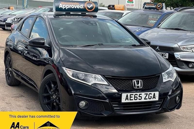 Black Used 2015 Honda Civic Sport Hatchback | £4,975 (Good price) - Image 1/1