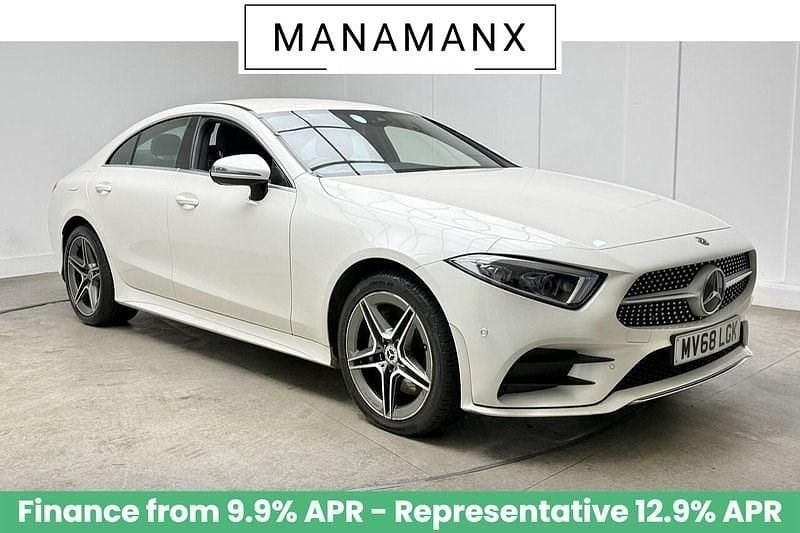 White Used 2018 Mercedes CLS350 AMG line Coupe | £20,790 (Fair price) - Image 1/2