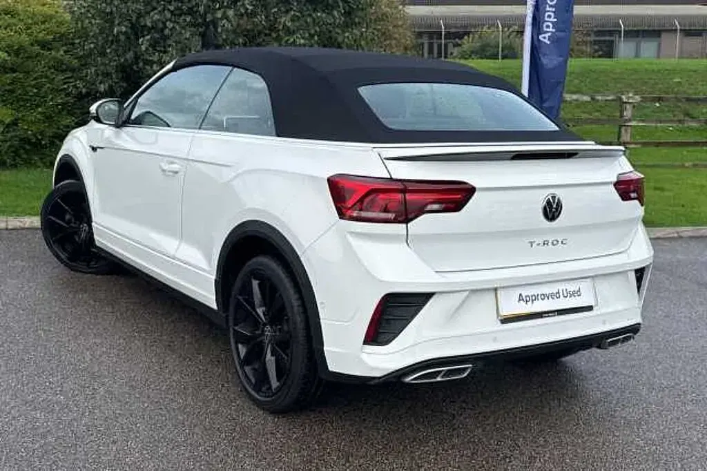 Used VW T-Roc Cabriolet R-line 150 HP (110 kW) 2024 White Cabriolet