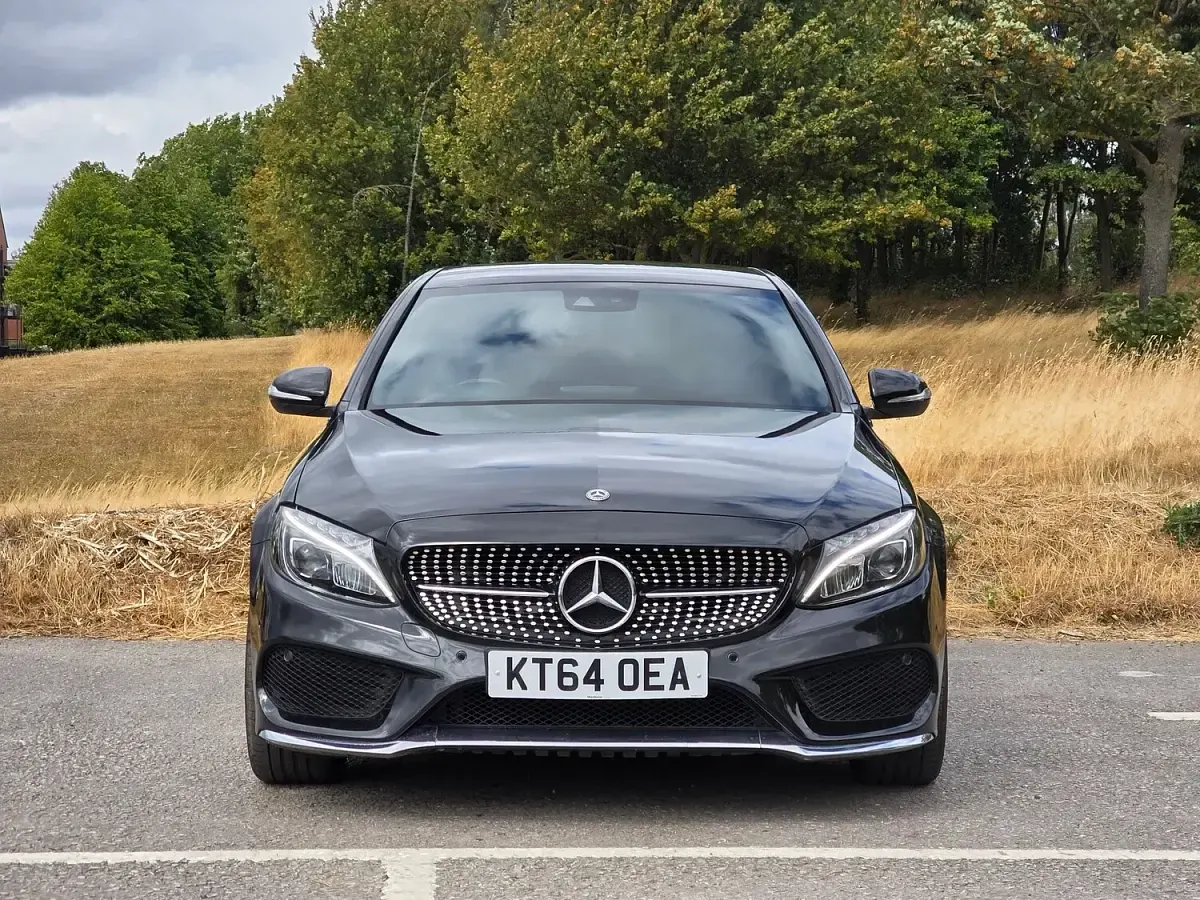 Used Mercedes C220 AMG line 170 HP (125 kW) 2015 Black Sedan