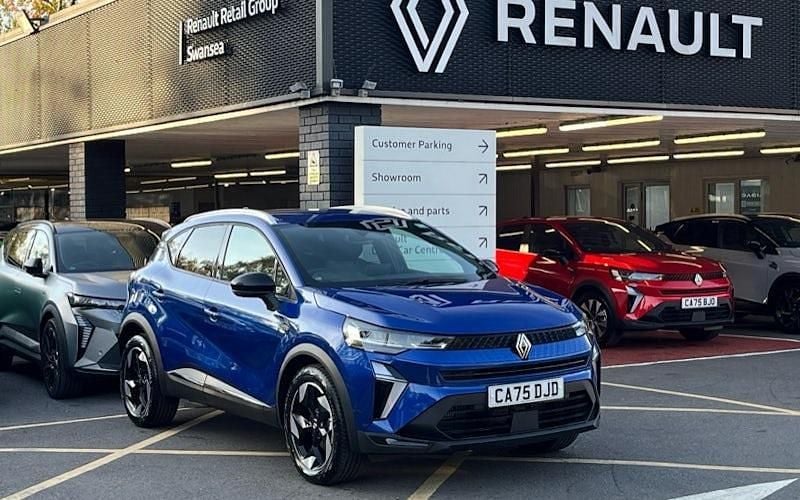 Special metallic iron blue New 2025 Renault Captur Techno SUV | £21,015 (Fair price) - Image 1/4
