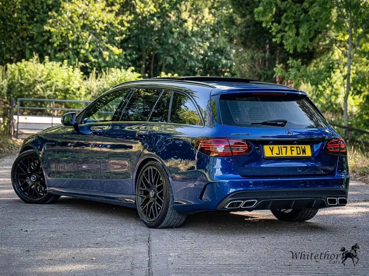 Used Mercedes C63 AMG Premium 2017 Blue Estate