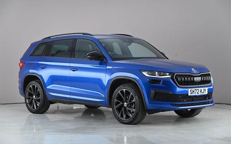 Used Skoda Kodiaq SportLine 150 HP (110 kW) 2023 Blue SUV